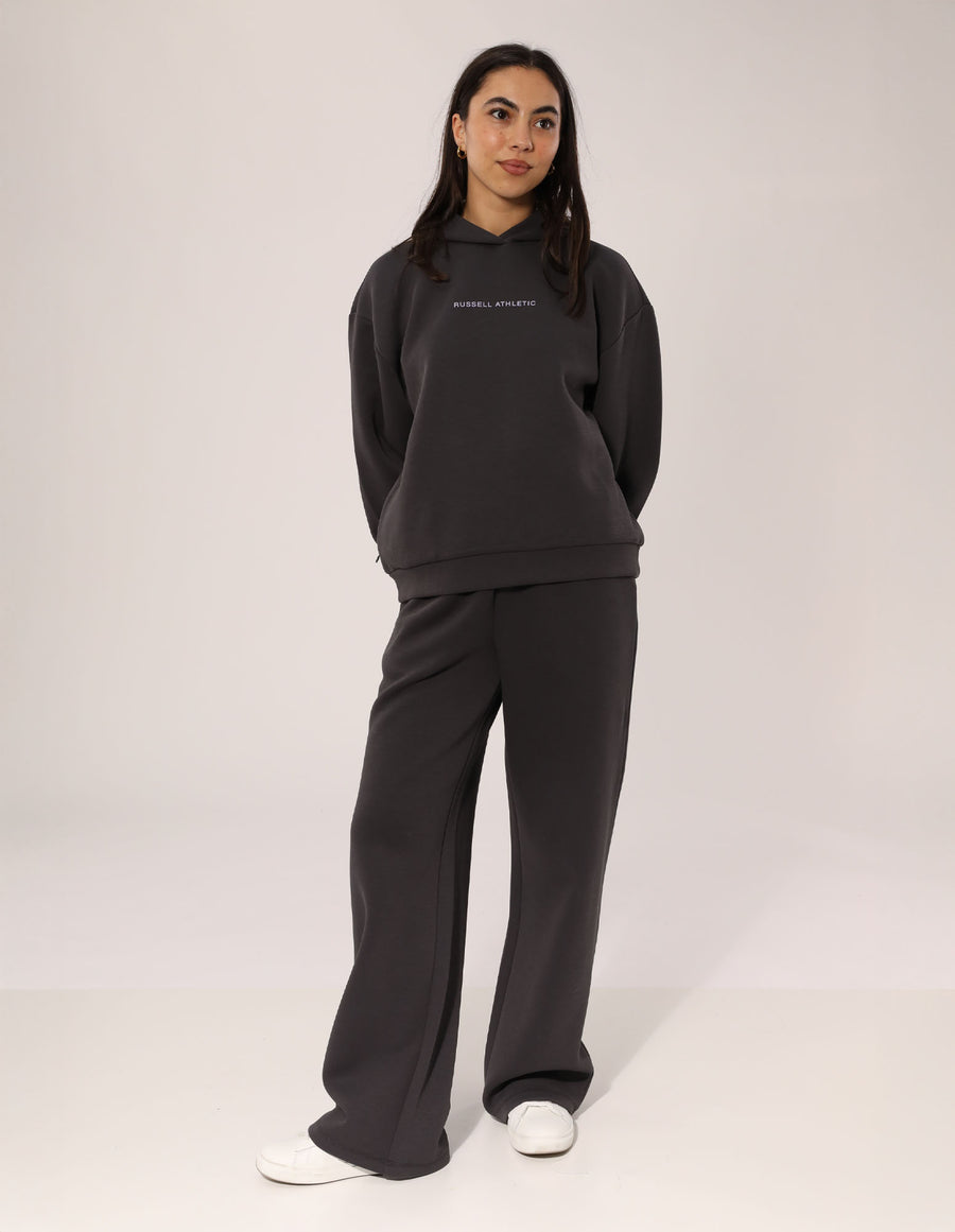 Russell Athletic Australia Women's R Tech Leisure Hoodie - Dark Grey True Since 1902