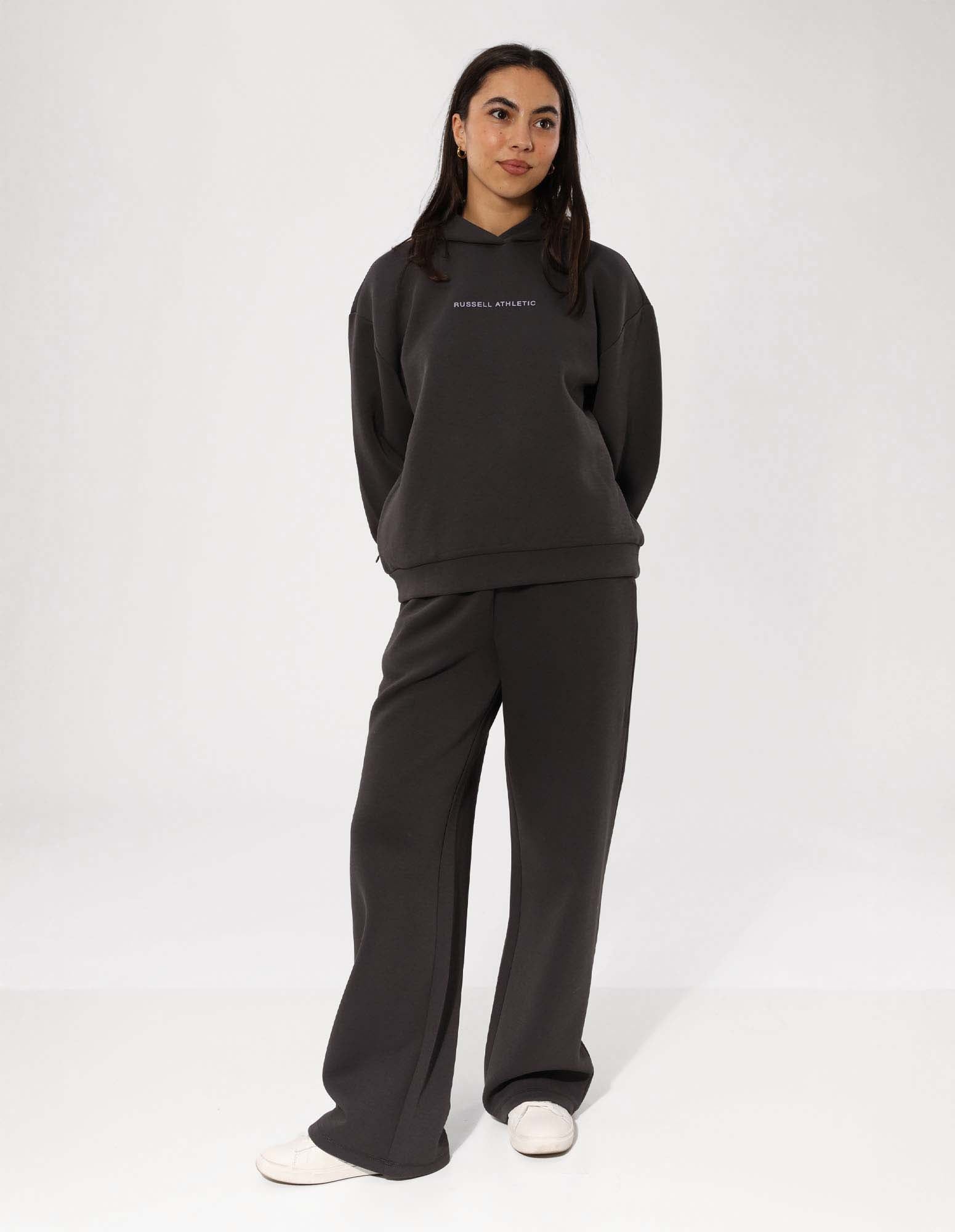 Women's R Tech Leisure Hoodie - Dark Grey