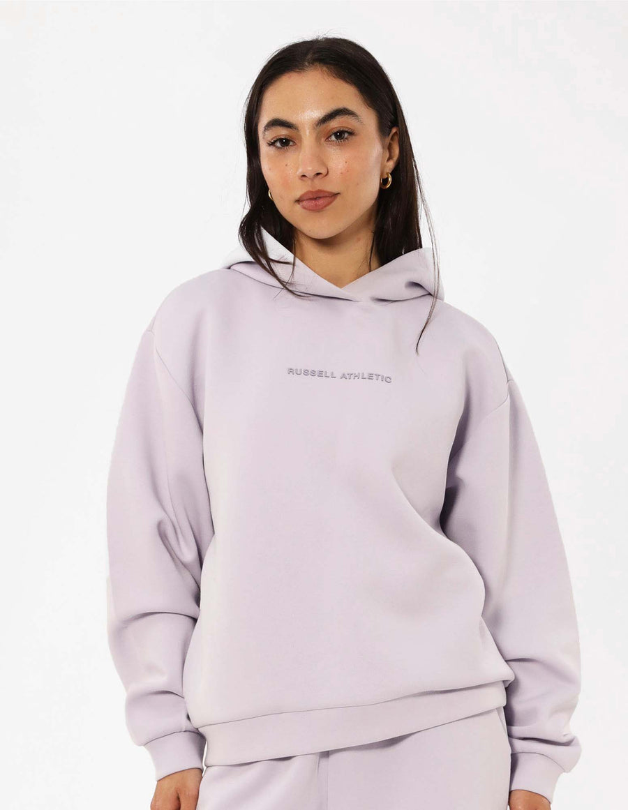 Russell Athletic Australia Women's R Tech Leisure Hoodie - Mauve True Since 1902