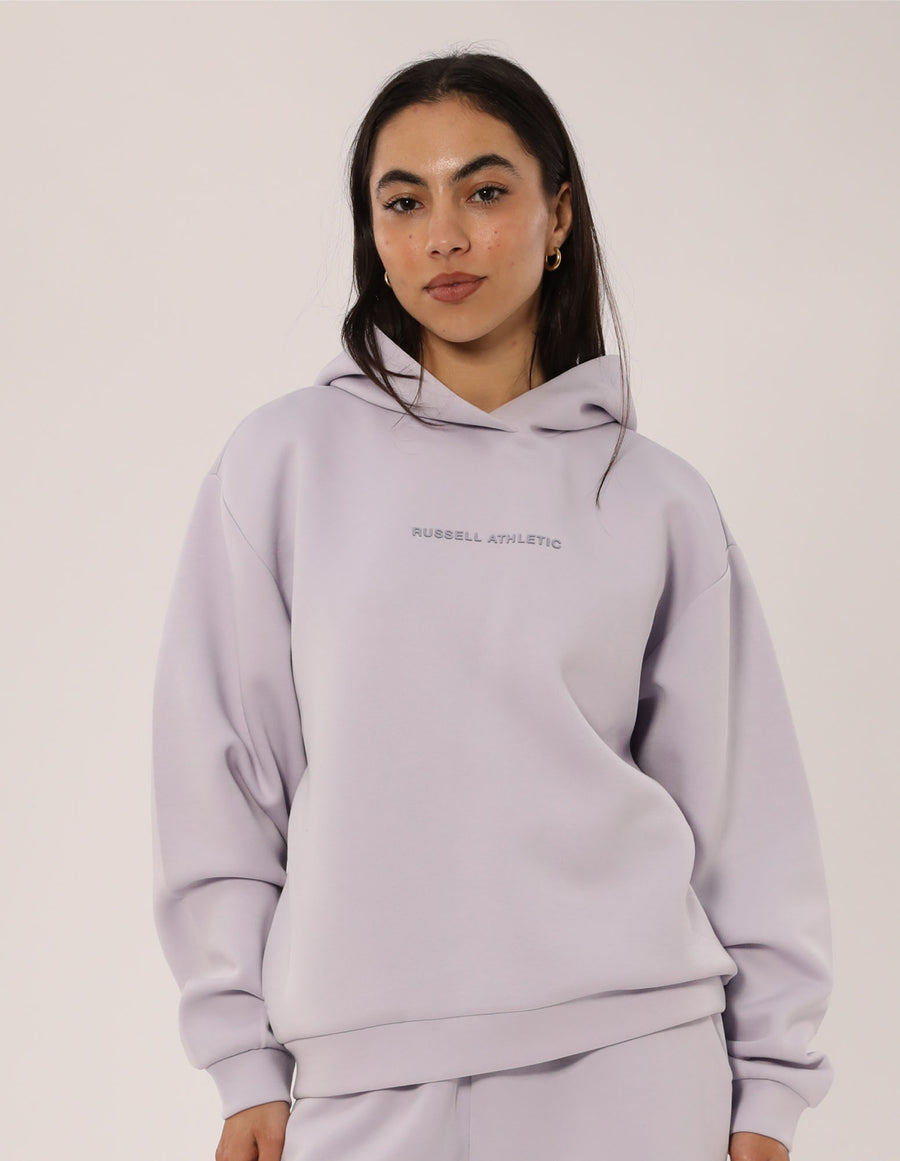 Russell Athletic Australia Women's R Tech Leisure Hoodie - Mauve True Since 1902