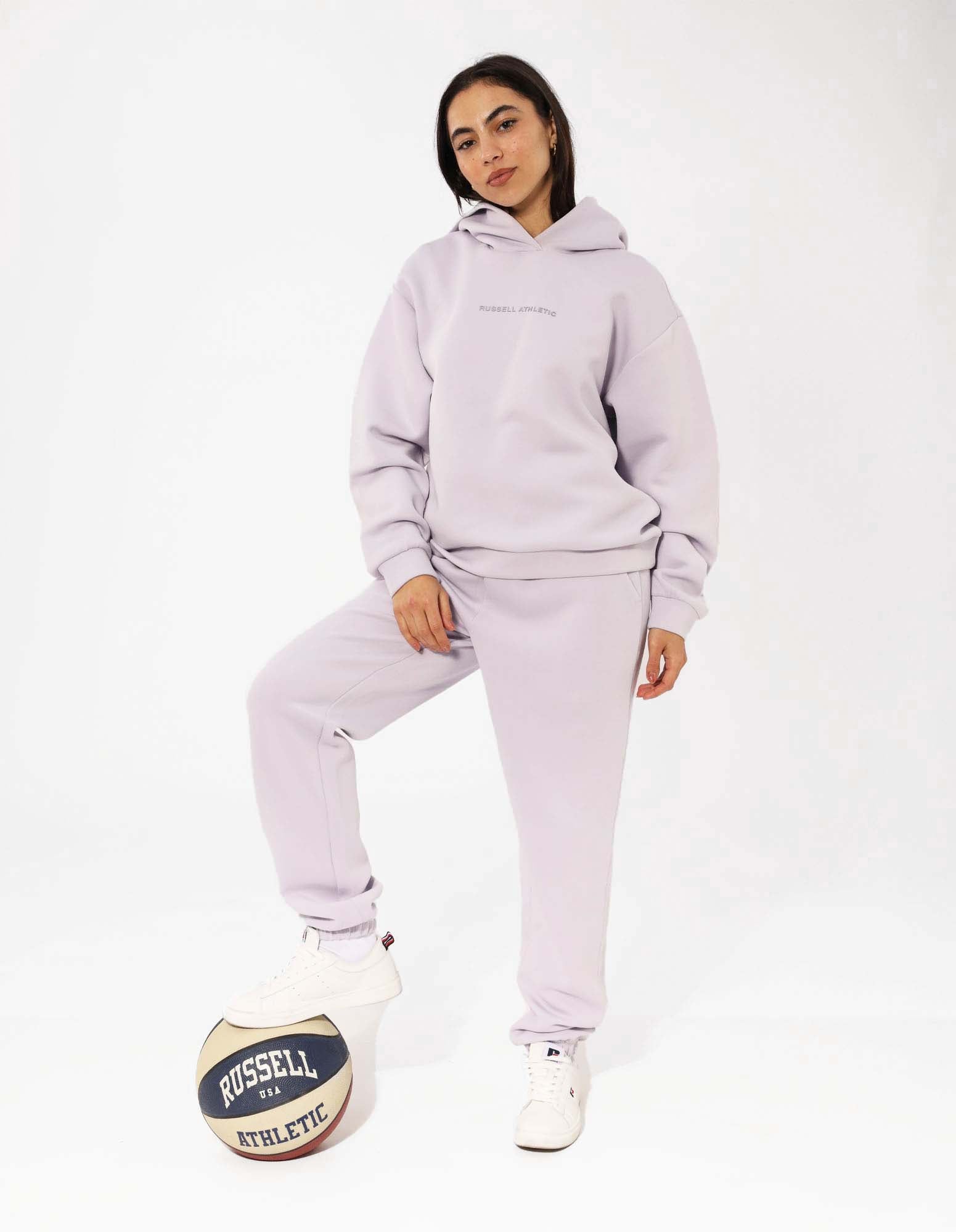 Russell Athletic Australia Women's R Tech Leisure Hoodie - Mauve True Since 1902