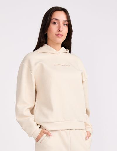 R Tech Leisure Women's Hoodie - Vanilla