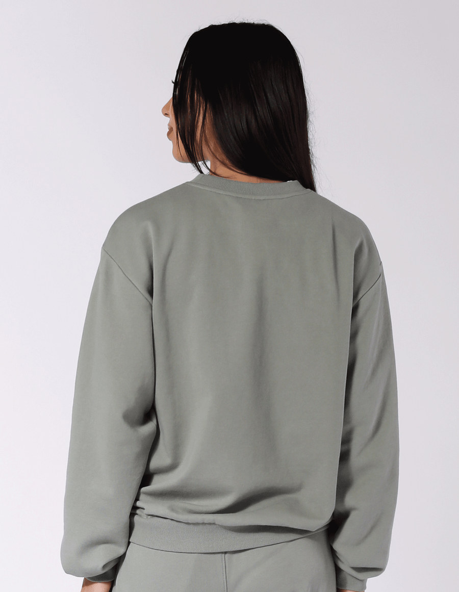 Russell Athletic Australia Women's R Logo Crew - Shadow True Since 1902