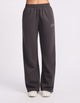 Wide Leg Women's Track pant - Dark Grey