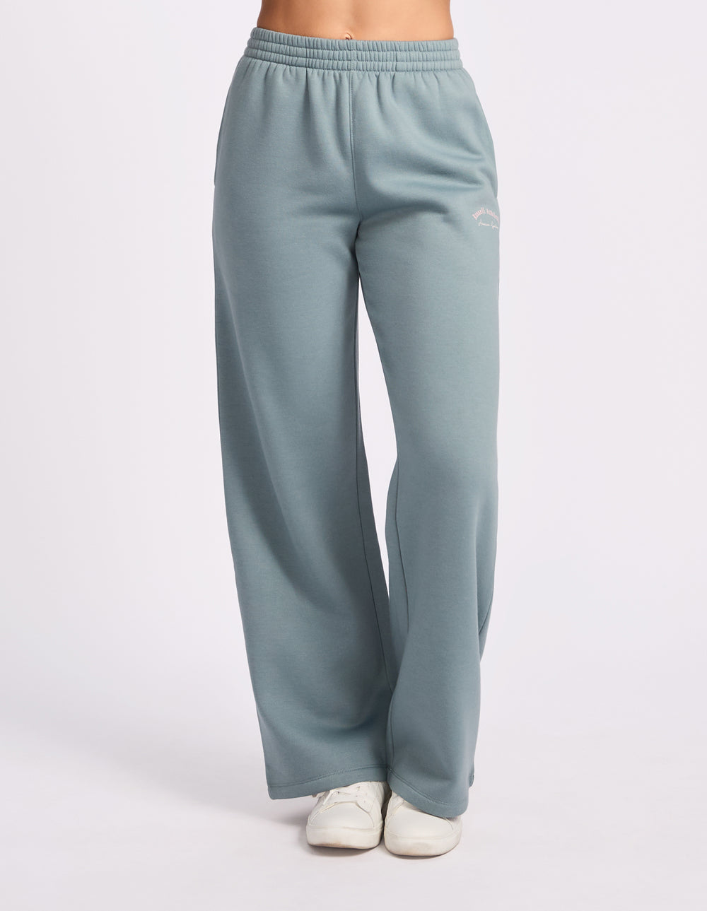 Russell Athletic Australia Lexington Wide Leg Womens Trackpants - Foam Green True Since 1902