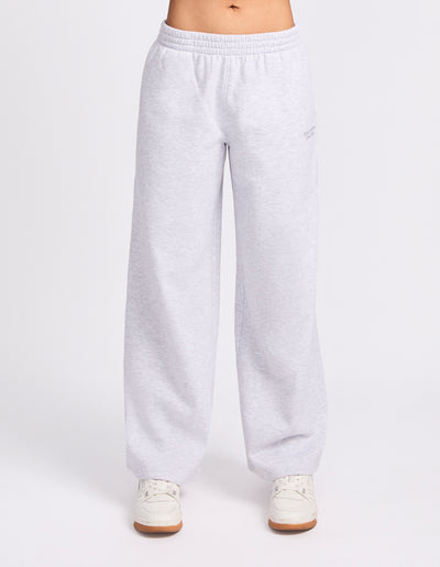 Extra Wide Women's Trackpants - Light grey marle