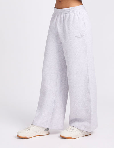 Extra Wide Women's Trackpants - Light grey marle