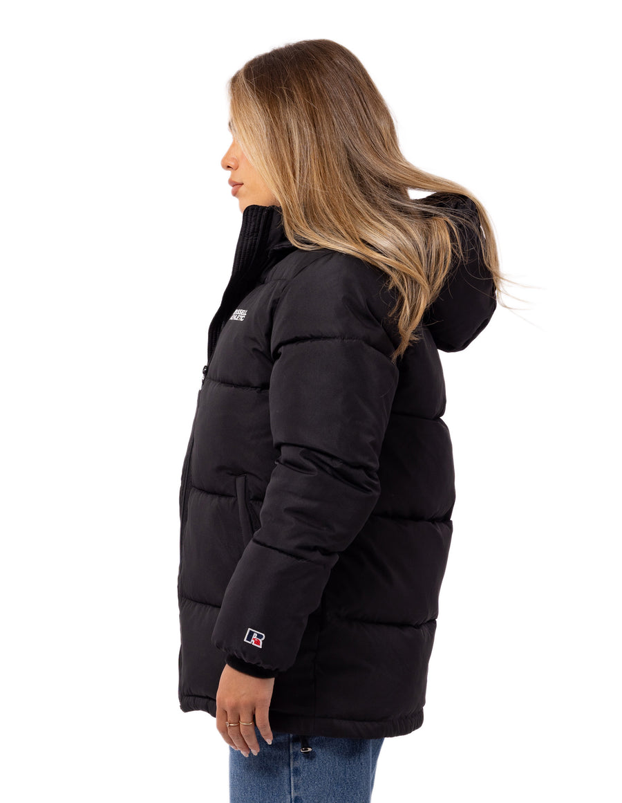 Russell Athletic Australia Women's Tribecca Puffer Jacket - Black True Since 1902