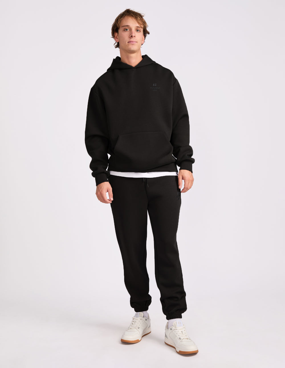 R Tech Leisure Cuffed Men's Trackpant - Black