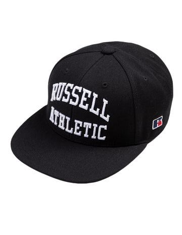 Russell Athletic Australia Arch Logo Snap Back 3D Embroidered Cap - Black True Since 1902